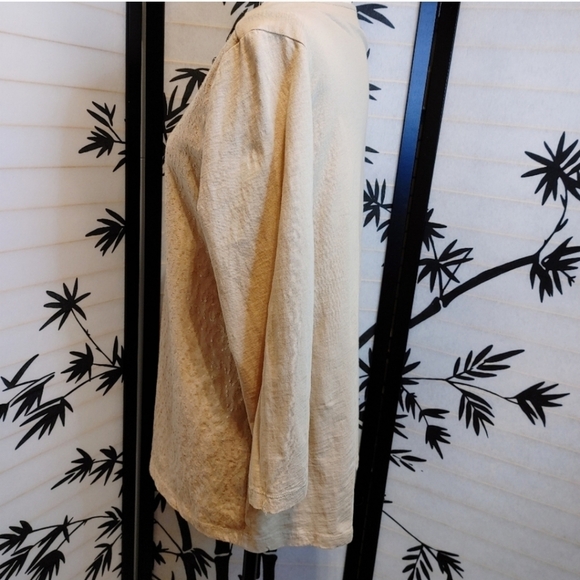 Ann Taylor Loft sequin embellished blouse - Picture 3 of 8